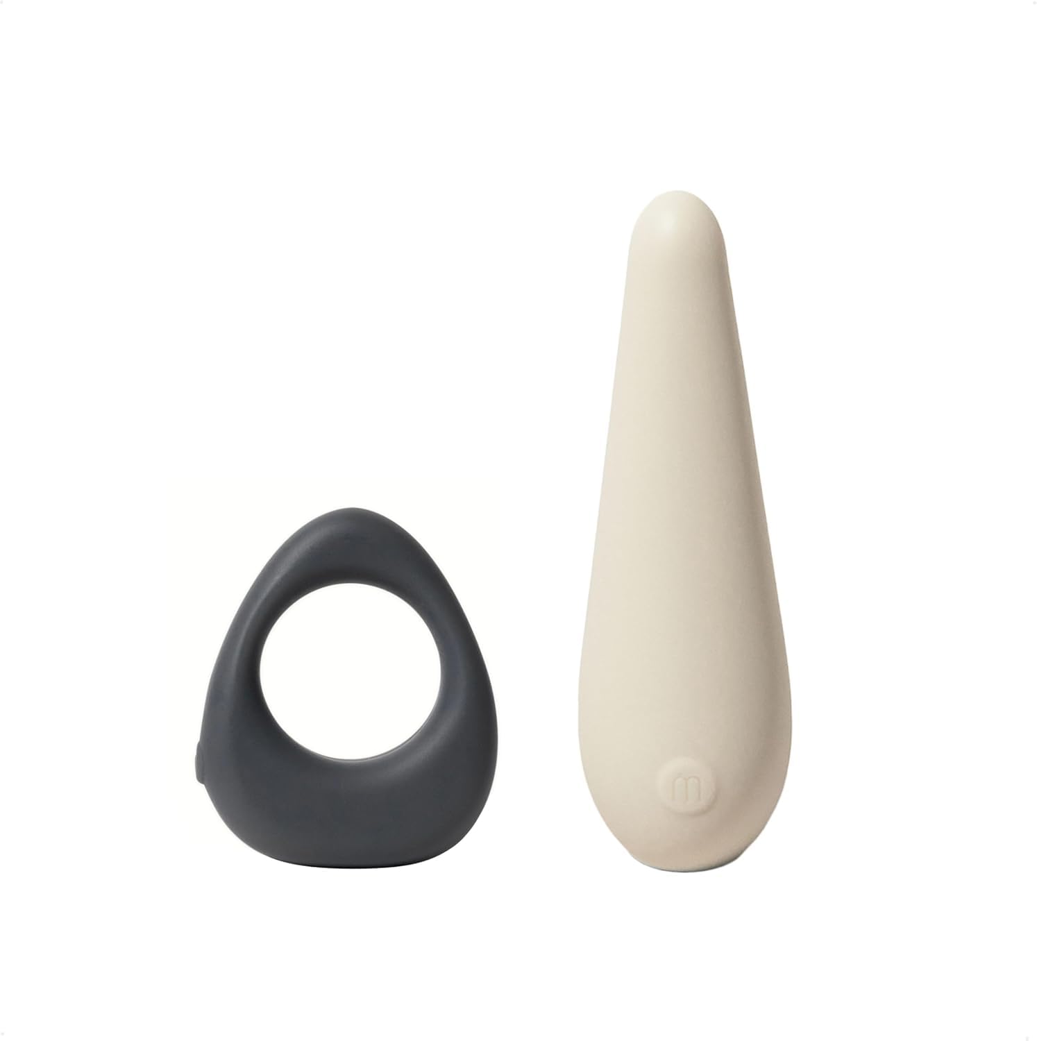 Maude Band Vibe - Vibrating Penis Ring Bullet Vibrator Set - Water-Resistant Latex-Free 100 Platinum Grade Silicone -