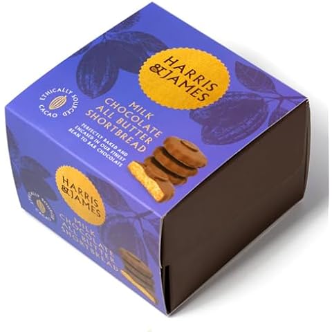 Harris & James Milk Chocolate Shortbread Biscuits Cover