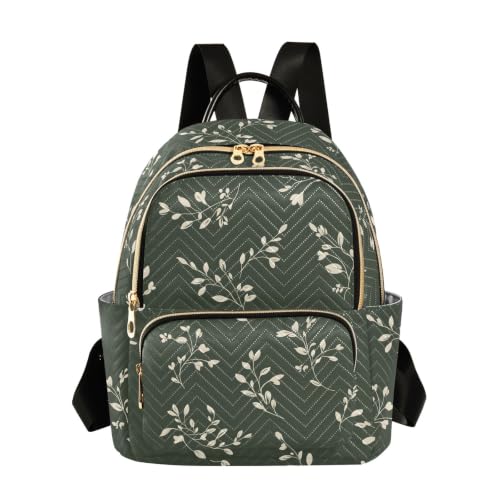 Sac à dos filles vert foncé idéal pour le lycée et les sorties