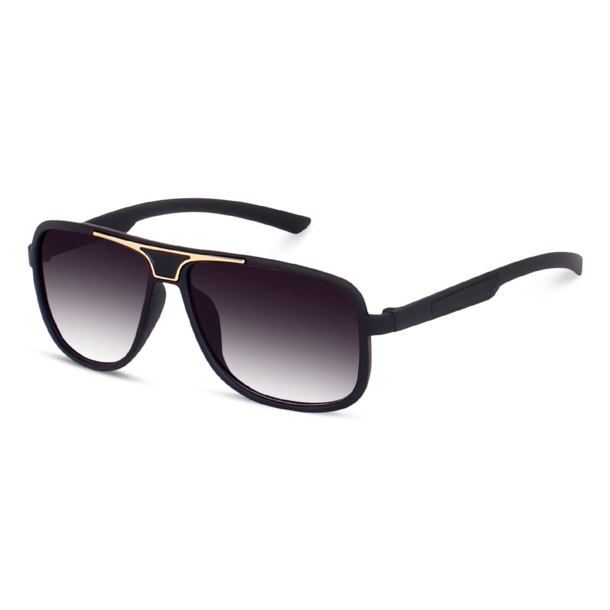 UV Protected Lightweight Square Classic Retro Sun Glasses for Men and Women |-image-35