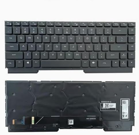 Amazon.com: New US Black English Backlit Laptop Keyboard (Without ...