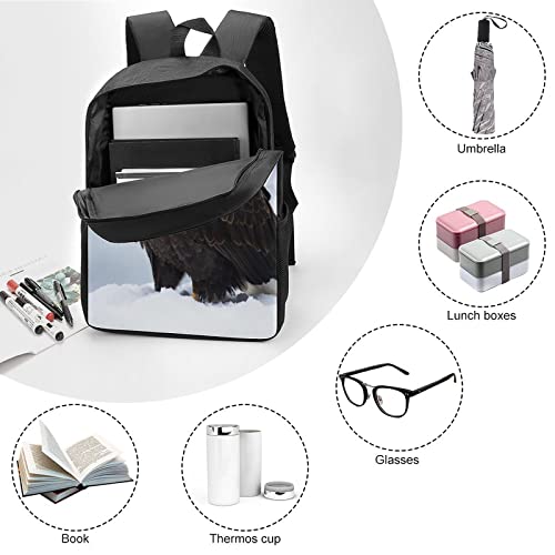 Sac à dos Eagle confortable avec grand format 17 pouces pour le collège - 6