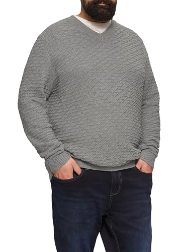 Pull avec motif structuré homme s.Oliver 2160083 en maille confortable