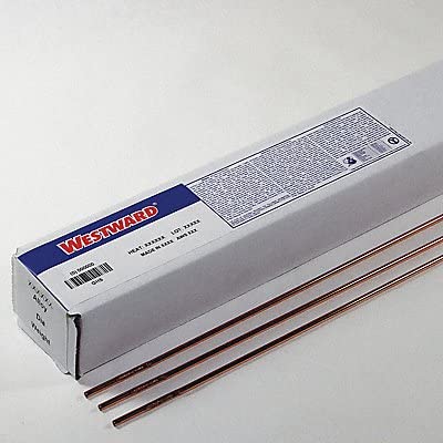 Westward, 23XM39, TIG Welding Rod, Carbon Steel, ER70S-6, 1/8