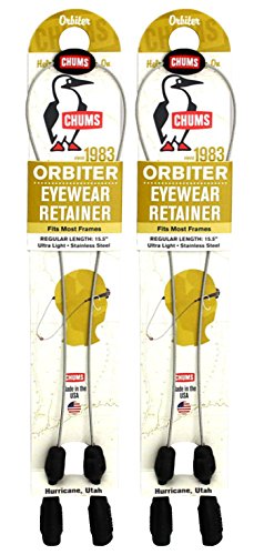 Preisvergleich Produktbild Chums Orbiter Eyewear Retainer, Silver (2 Pack)
