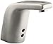 KOHLER K-13461-VS Sculpted Single-Hole Touchless DC-Powered Bathroom Sink Faucet with Insight Technology and 5-3/4-Inch Spout, Vibrant Stainless