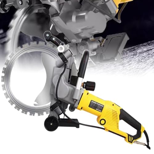 Sierra Circular Eléctrica para Hormigón, Sierra Circular para Hormigón, Supresión de Polvo con Alimentación de Agua, para Ladrillo y Granito, Hormigón Toroidal de 2200 Rpm