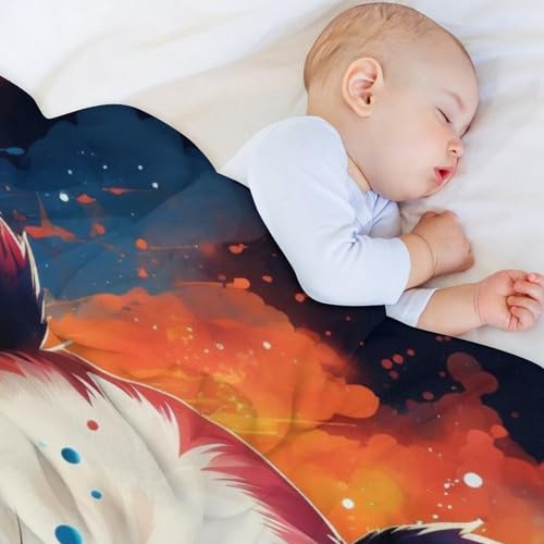 Couverture polaire panda super douce et chaude pour lit - 5