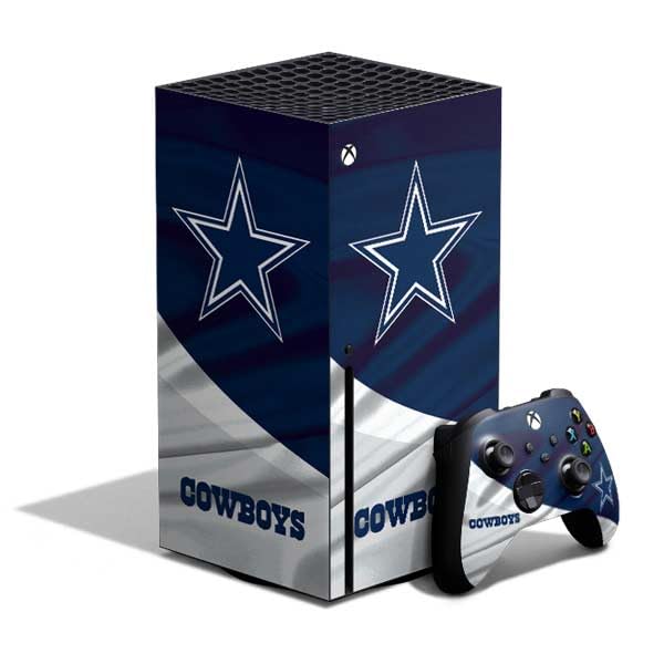 Skinit Decal Gaming Skin Compatible with Xbox Series X Bundle - Officially Licensed NFL Dallas Cowboys Design