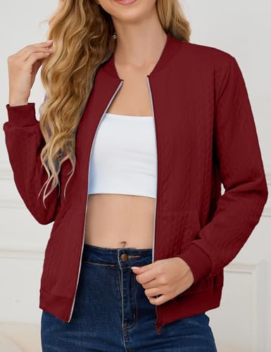 Image of Womens Full Zip Up Cardigan Sweater Casual Solid Long Sleeve Sweatshirt Coat with Pocket