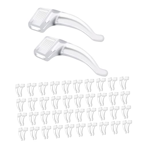 SHINEOFI 50 Pares Funda Antideslizante Para Gafas Accesorios Anticipo Lentes Templo Espectáculo Retrasantes Gafas Agarres De Orejas Prevenir Apretones Azul Protector Suave Gel De Sílice