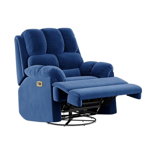 Image of Wakefit Recliner | 3 Year Warranty | Recliner Sofa 1 Seater, XpertGRID Technology, Designed for Supreme Comfort & Relaxation, Easy DIY Assembly, 145 kg Weight Capacity, Electic Virelia (Blue)