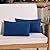 idee-home Outdoor Lumbar Pillows for Patio Furniture, Outdoor Pillows set of 2 with Inserts Included, Waterproof Outdoor Throw Pillow Covers with Inners 12x20 inch Outside Decorative Pillow Cases