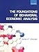 The Foundations of Behavioral Economic Analysis