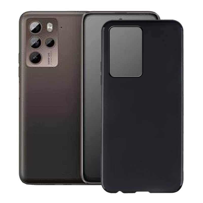 KJYFOANI Case for HTC U23 Pro, Shockproof Bumper Cover 360° Drop Protection Shell Full Body Ultra-Thin Soft Silicone Fashion Phone Case for HTC U23 Pro (6.70') - Black