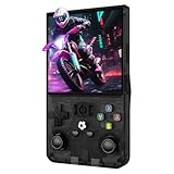 R36MAX Retro Handheld Game Console, 4.0 Inch IPS Screen, 128GB Storage, 22000+ Classic Games, 4000mAh Battery, Linux System, 30+ Emulators