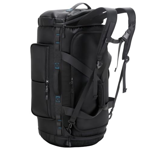 Large Duffle Backpack for Men, 45L/60L/90L Water Resistant Duffel Bag