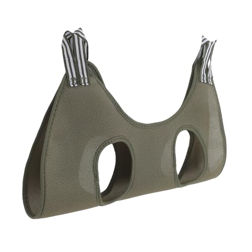 TOBBOMEY ペット用グルーミングハンモック 猫と犬の爪切り補助 省スペース壁掛け ドア掛け対応 調節可能 快適素材で ケア インテリアに馴染