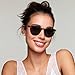 NCLLCE Small Round Polarized Sunglasses for Women Classic Vintage Style UV400 Protection(3 Pack)