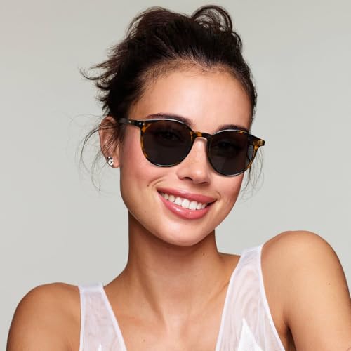 Small Round Polarized Sunglasses for Women Classic Vintage Style UV400 Protection(3 Pack)2
