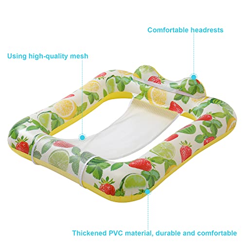 2 Pack Pool Chair Float for Adults – Zero Gravity Pool Floats – Multipurpose for Adults and Kids Floating