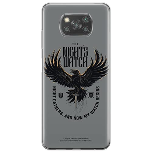 ERT GROUP mobile phone case for Xiaomi POCOPHONE X3 original and officially Licensed Game of Thrones pattern 003 optimally adapted to the shape of the mobile phone