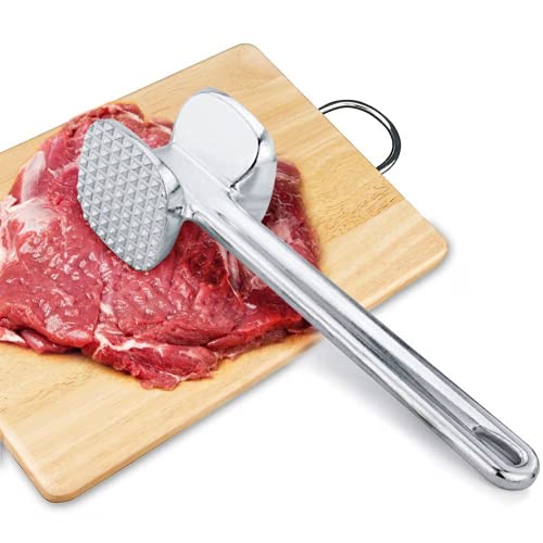 19.5Cm Two Sides Aluminum Stainless Steel Meat Hammer Mallet Beef Chicken Steak Beefs Porks Kitchen Tools Accessories #TOP16