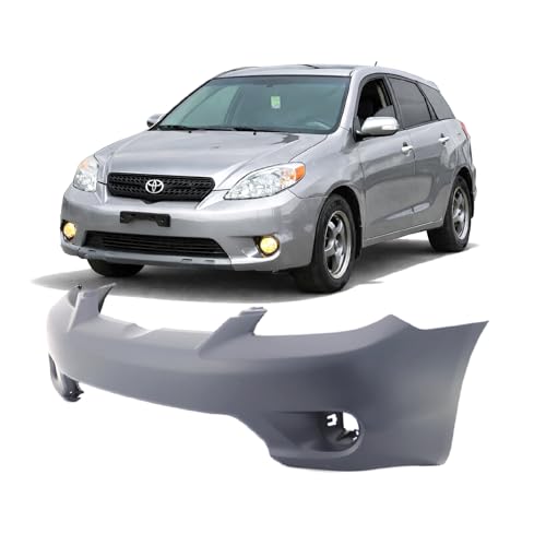 Image of FitParts Compatible with Toyota Matrix 2005-2008 Front Bumper Cover | Primed, With Fog Light Holes, Without Parking Sensor Holes, Wagon, XR XRS Wagon, Ready to Paint, OEM 5211902953, TO1000294