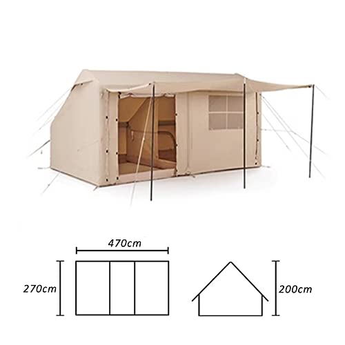 Carpa Inflable para Camping 3-5 Personas Waterproof Fácil Montaje miniatura 5