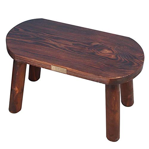 Reposapiés de madera maciza impermeable banco pequeño salón 2