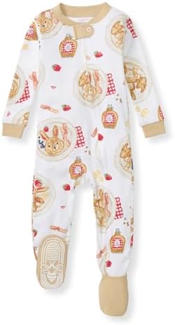 Burt's Bees Baby baby-boys Sleeper Pjs, 100% Organic Cotton, One-piece Footie, Zip Up Jumpsuit, Snug Fit Pajamas