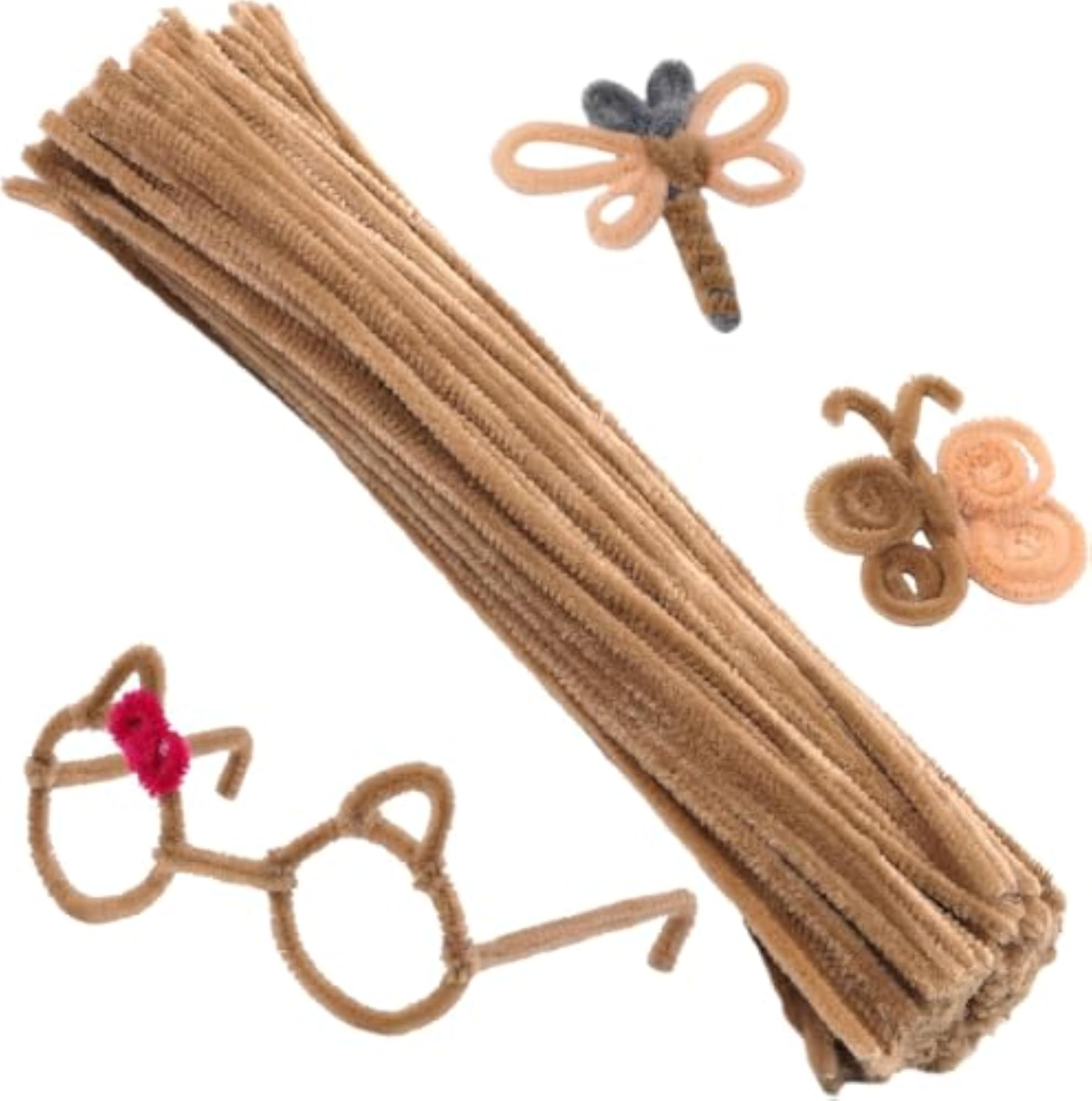 Dark Purple Pipe Cleaners, 100 Pieces for Craft Decoration