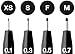 Faber-Castell Pitt Artist Pen 167115 India Ink Pens Pack of 4 M F S XS Black