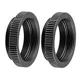 URPIZY Extension Tube Adapter Isolationsring für CCTV-Objektive C-CS Montageadapter 5 mm, für C-Mount-Objektiven und CS-Mount-Kameras, aus mattem Aluminium, Außendurchmesser 31 mm, Innend
