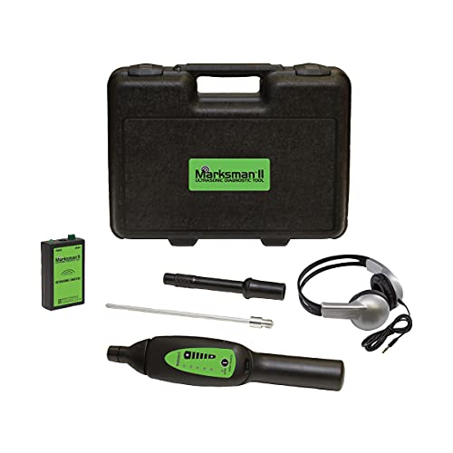 TRACERLINE TP-9367L Marksman II Ultrasonic Diagnostic Tool - 5-LED Indicator, Automatic Gain Control, Touch-Control, Internal Noise Control, Ultrasonic Emitter, Made in USA