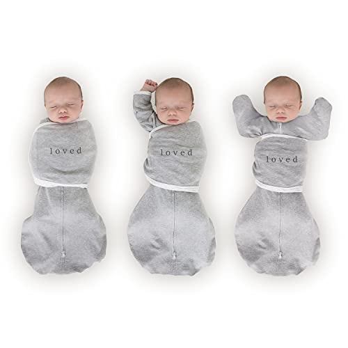 Image of SwaddleDesigns 6-Way Omni Swaddle Sack Arms Up Swaddle for Newborn, More Options to Calm Startle Reflex, Improves Sleep