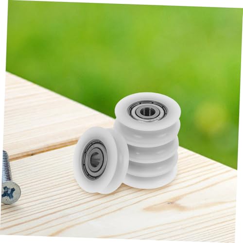 Poleas de rueda guía con rodamiento POM resistente para puertas correderas premium 8