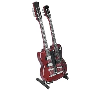 Dollhouse Guitar, Stand Design Beech Materials Guitar Toy Miniature Cute Style 1: 6 Scale for Decoration for Gift for… - Les Beatles, Paul McCartney, John Lennon, RIngo Starr, George Harrison