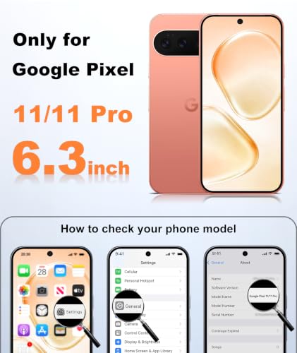 Image of FNTCASE for Google Pixel 11 / Pixel 11 Pro Case Orange: Fit for MagSafe