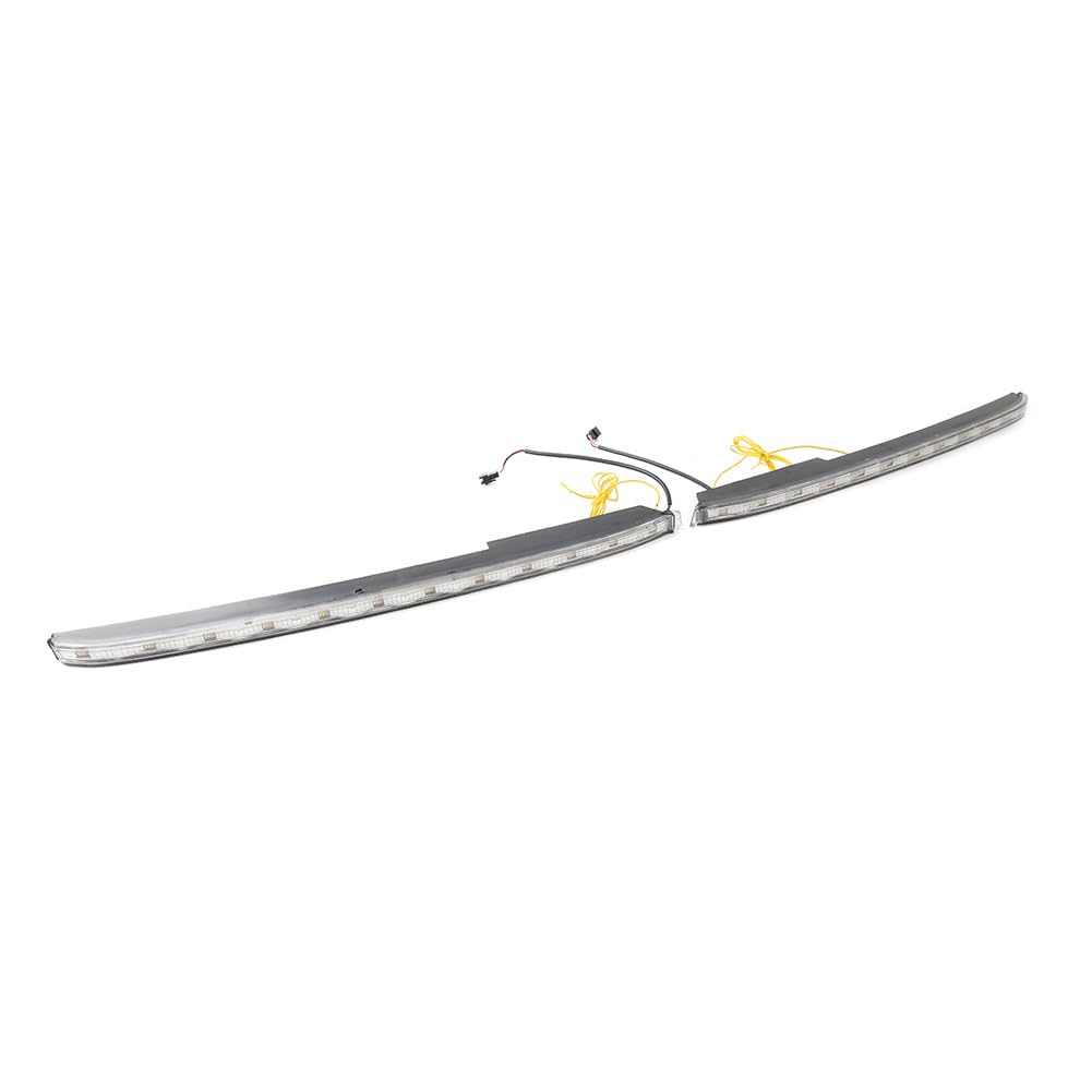 Cnfang4 Car Front Running Light Daytime Fog Lamp Turn Signal for Toyota REIZ Mark X 05-2009 ABS Black