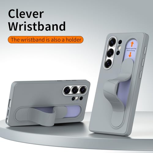 Image of for Samsung Galaxy S24 Ultra 5G with Smart Button, Standing Grip Phone Case with Kickstand, for Samsung S24 Ultra 5G Case Smart Button Cover | Hand Strap | Soft Touch | Stand Grip | Smart Butto