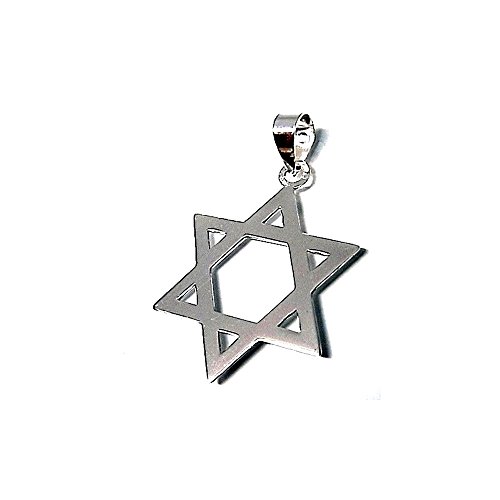 Colgante plata ley 925m 27mm. estrella David [AA7818] Cover