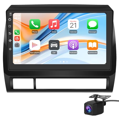 Image of Junsun Car Radio for Toyota Tacoma 2005-2015 CarPlay /Android Auto | Support JBL Sound System GPS DSP RDS,Upgrade Bluetooth 5.0 with HD Backup Camera 2GB RAM 32GB ROM