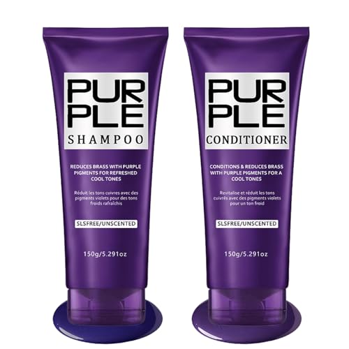 Sulfate Free - Purple Shampoo and Conditioner Set 5.29 Oz