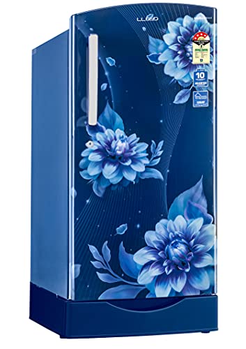 Image of Havells-Lloyd 200 L 4 Star Inverter Direct Cool One Door Refrigerator (GLDF214SBBS2PB Begonia Blue)- 2022 Model, Free 1 Year Extended warranty