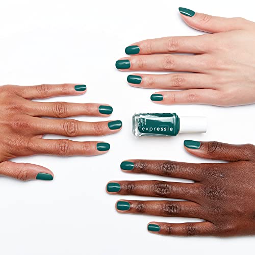 Essie Expressie, Quick-Dry Nail Polish, 8-Free Vegan, Kelly Green, Streetwear N' Tear, 0.33 Fl Oz #TOP13
