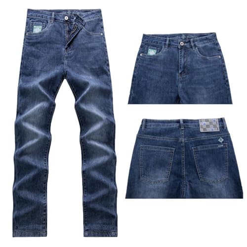 Jeans Pants Trouser Denim Extended Edition Men's Tall Large Slim Fit Summer Thin4