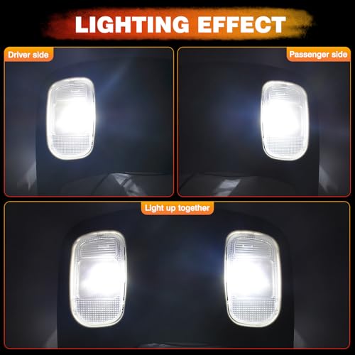Lámpara LED de lectura para techo Dodge Ram 2002-2010 miniatura 6