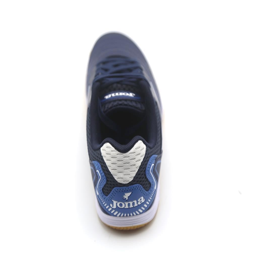 Joma MAXW2531IN Zapatillas fútbol Sala Hombre Joma Negras con Detalles Verde y Amarillo, Suela Antideslizante Hombre Zapatillas