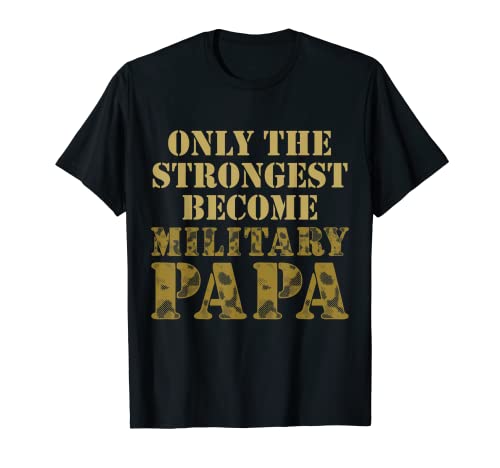 Militaire Papa Freedom Memorial Day T-Shirt